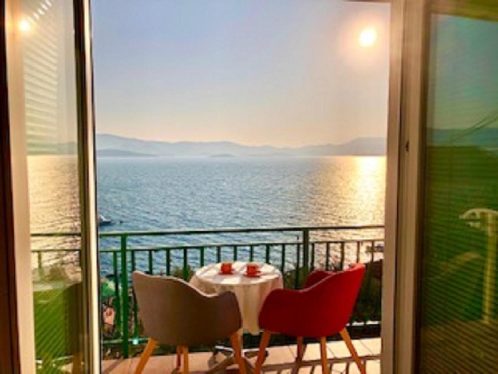 Stella Sea View Apartman Klek Kültér fotó