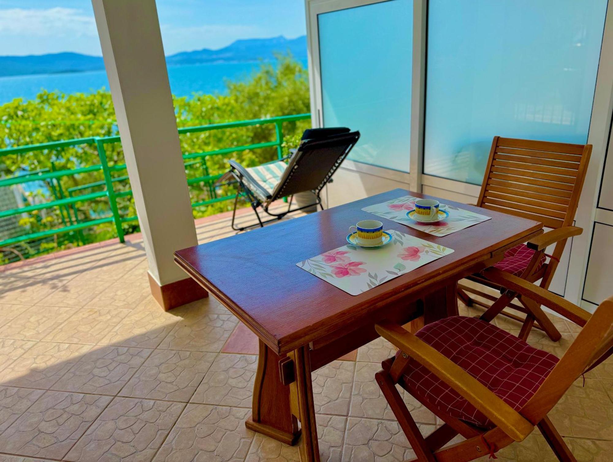 Stella Sea View Apartman Klek Kültér fotó